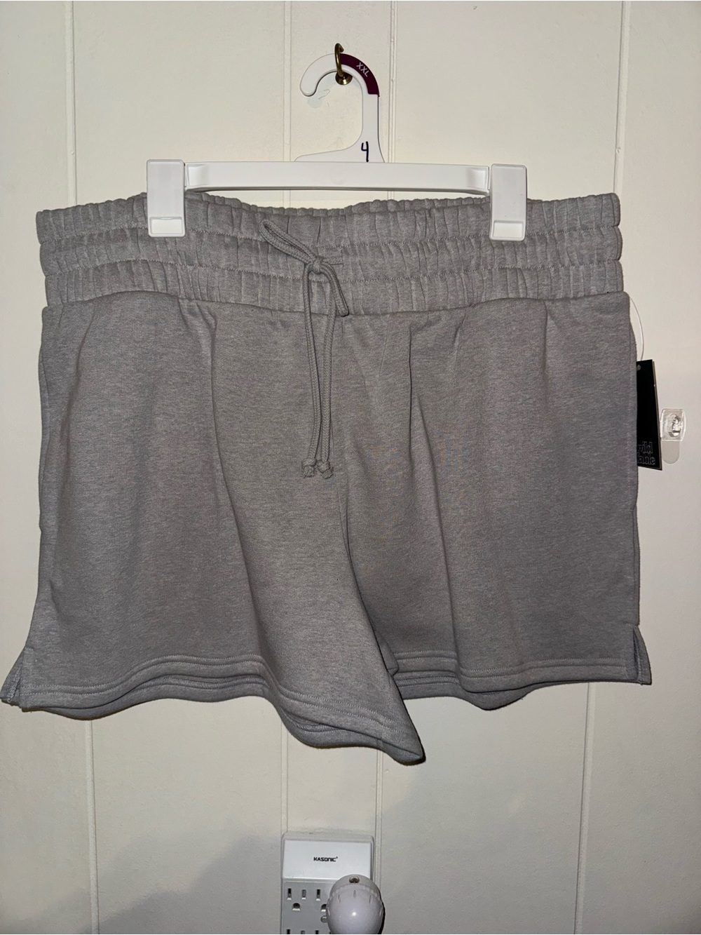 wild fable Gray Elastic Waist Drawstring Athletic Shorts
